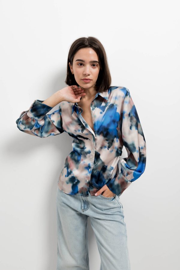 camisa satinada estampada-117-l