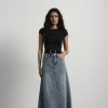 FALDA LARGA DENIM
