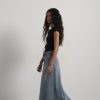 FALDA LARGA DENIM - Imagen 2