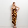 VESTIDO MIDI ESTAMPADO - Imagen 2