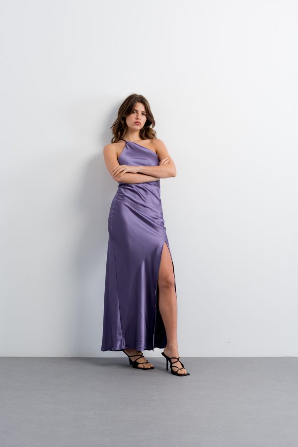 VESTIDO HALTER SATINADO