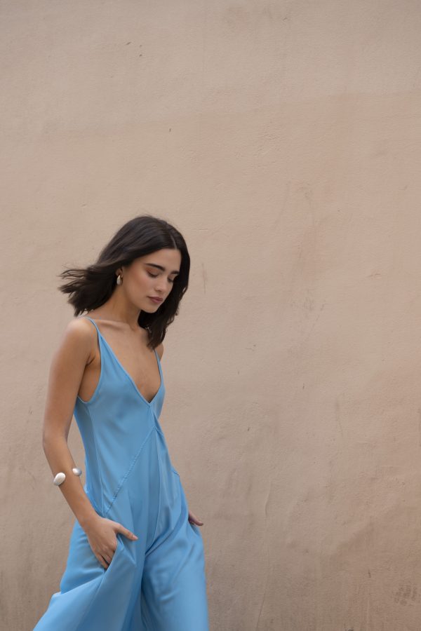VESTIDO MIDI CON TIRANTES - Imagen 2