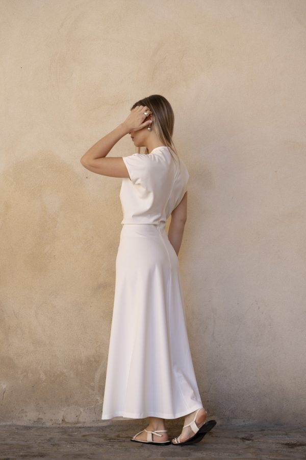 VESTIDO MIDI FRUNCES - Imagen 3