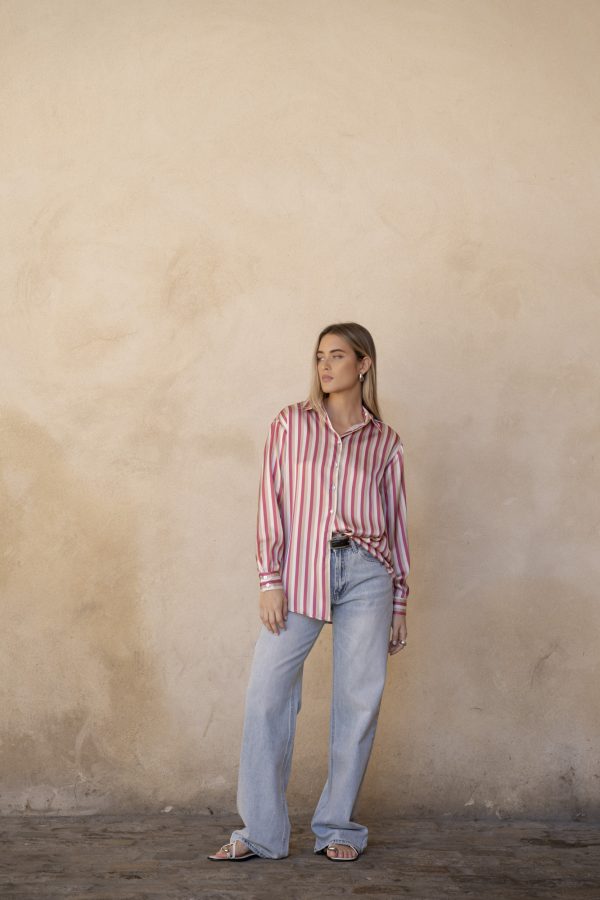 CAMISA SATINADA ESTAMPADA