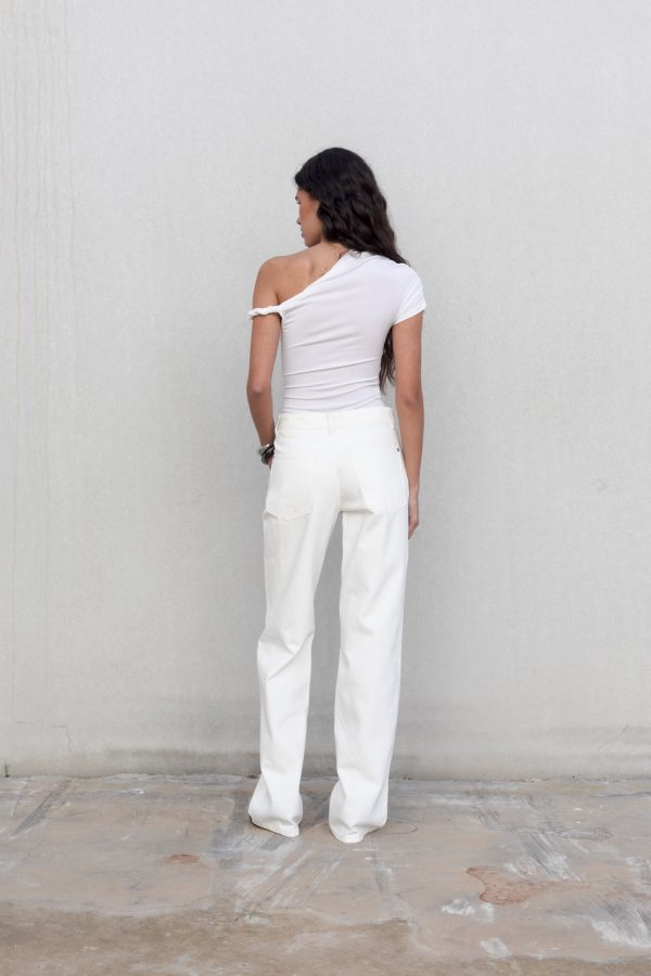JEANS WIDE LEG TIRO MEDIO FULL LENGTH - Imagen 4