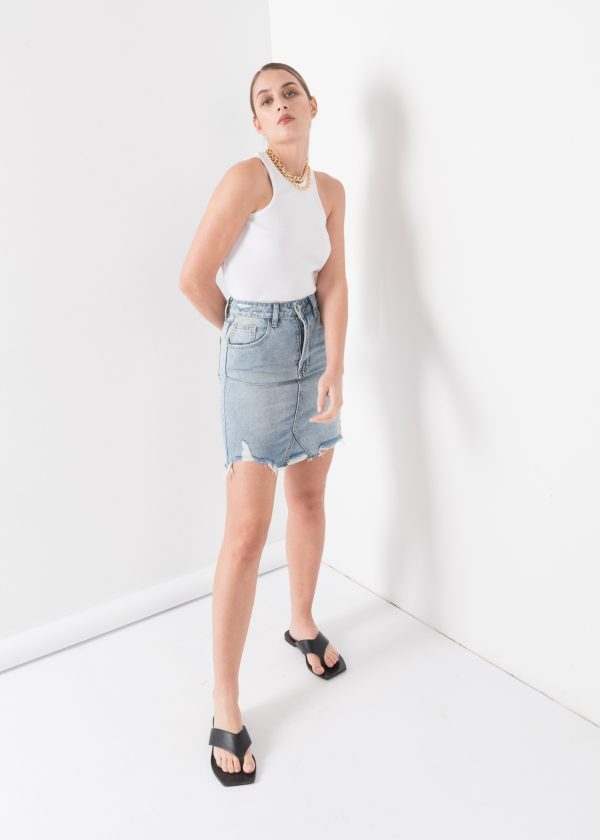 FALDA MINI DENIM