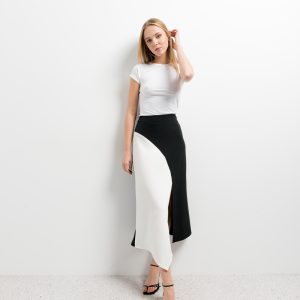 FALDA MIDI COLOR BLOCK
