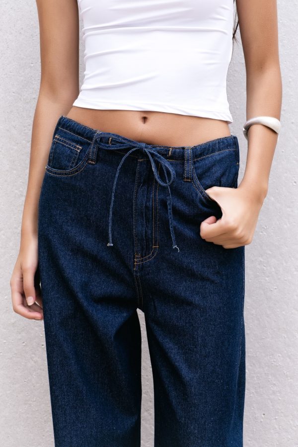 PANTALON FLUIDO EFECTO DENIM - Imagen 3