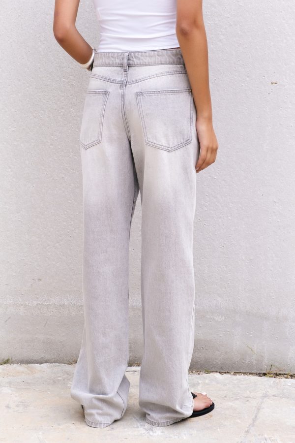 JEANS WIDE LEG TIRO MEDIO FULL LENGTH - Imagen 4