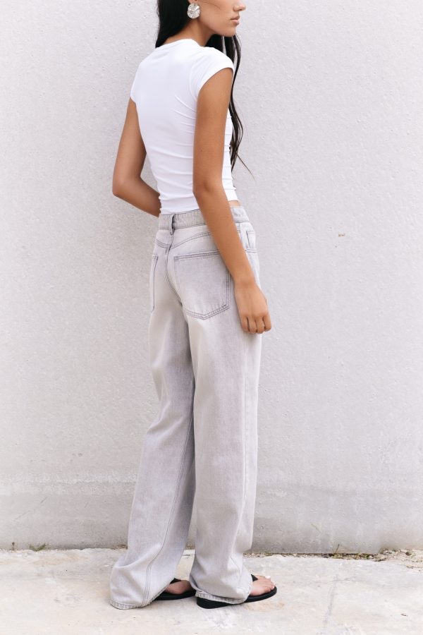 JEANS WIDE LEG TIRO MEDIO FULL LENGTH - Imagen 3