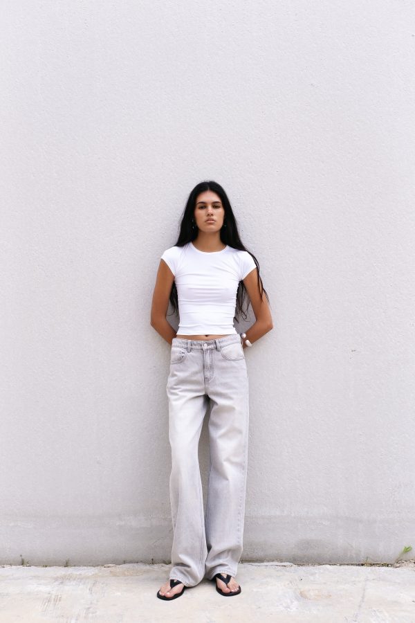 JEANS WIDE LEG TIRO MEDIO FULL LENGTH