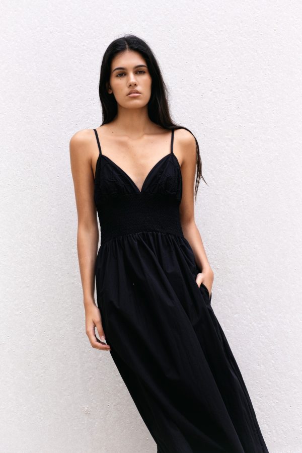 VESTIDO MIDI BORDADO - Imagen 2