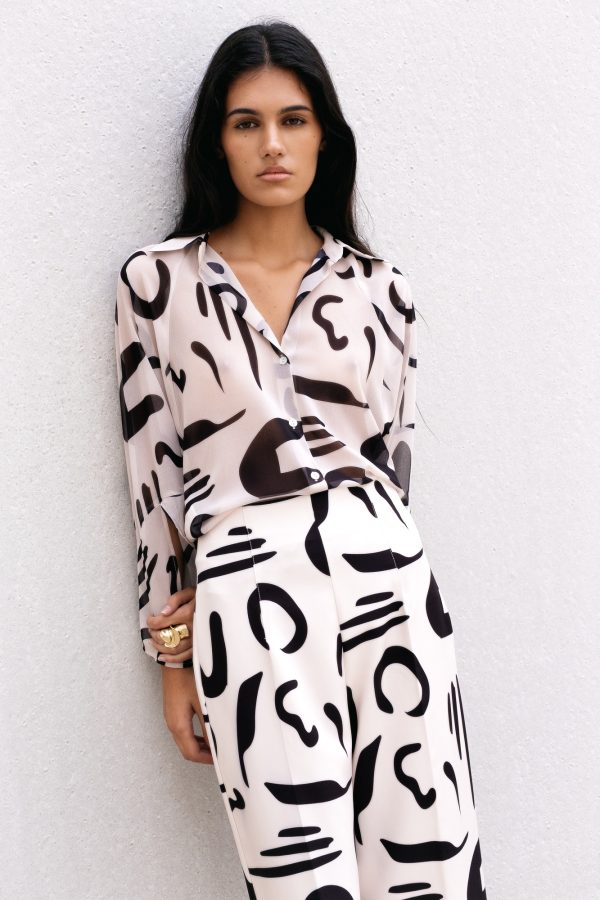 BLUSA ESTAMPADA GASA - Imagen 4