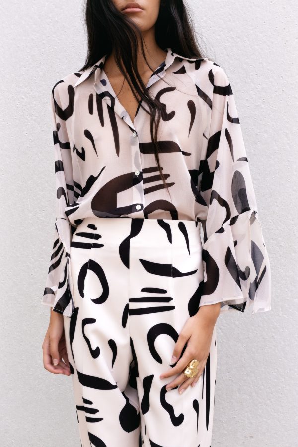 PANTALON FLUIDO ESTAMPADO - Imagen 5