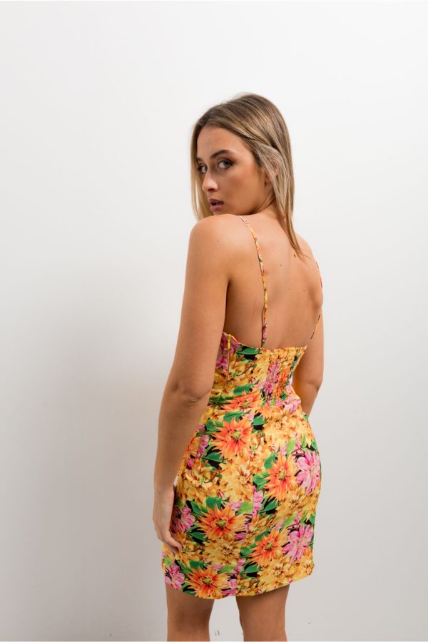 VESTIDO ESTAMPADO CORSETERO - Imagen 4