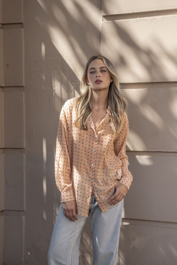 CAMISA ESTAMPADA SEMITRANSPARENTE - Imagen 3
