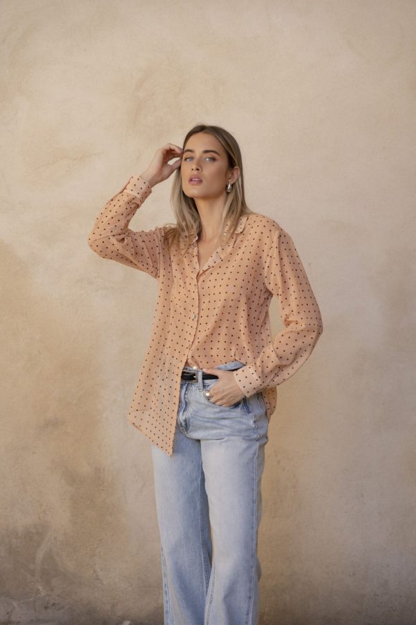 CAMISA ESTAMPADA SEMITRANSPARENTE - Imagen 2
