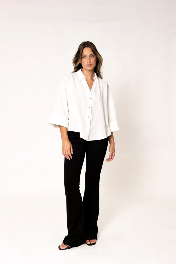 CAMISA MANGA ANCHA - Imagen 2