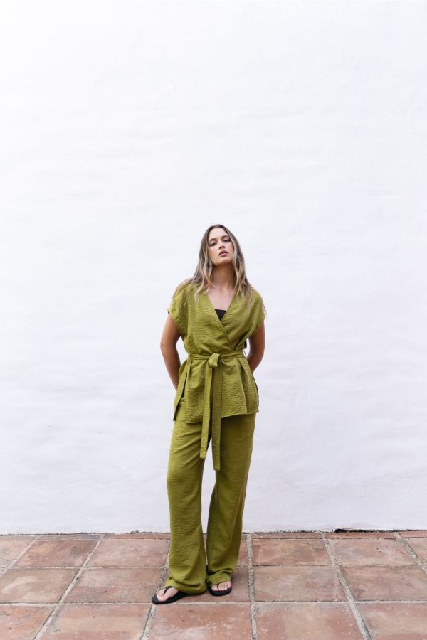 PANTALON FLUIDO CON ELASTICO - Imagen 2