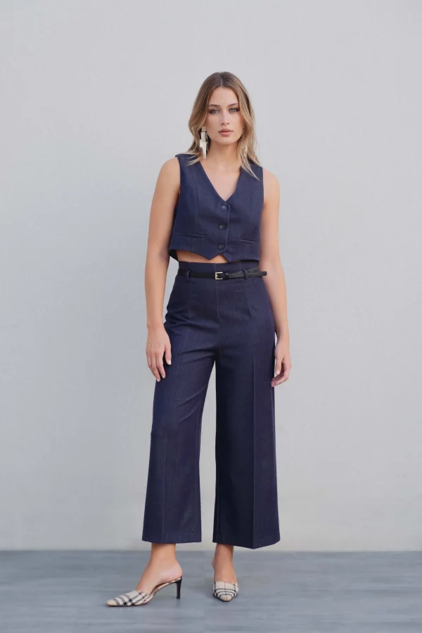 CHALECO CORTO DENIM