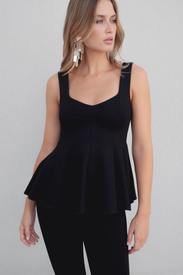 TOP PEPLUM PUNTO - Imagen 2