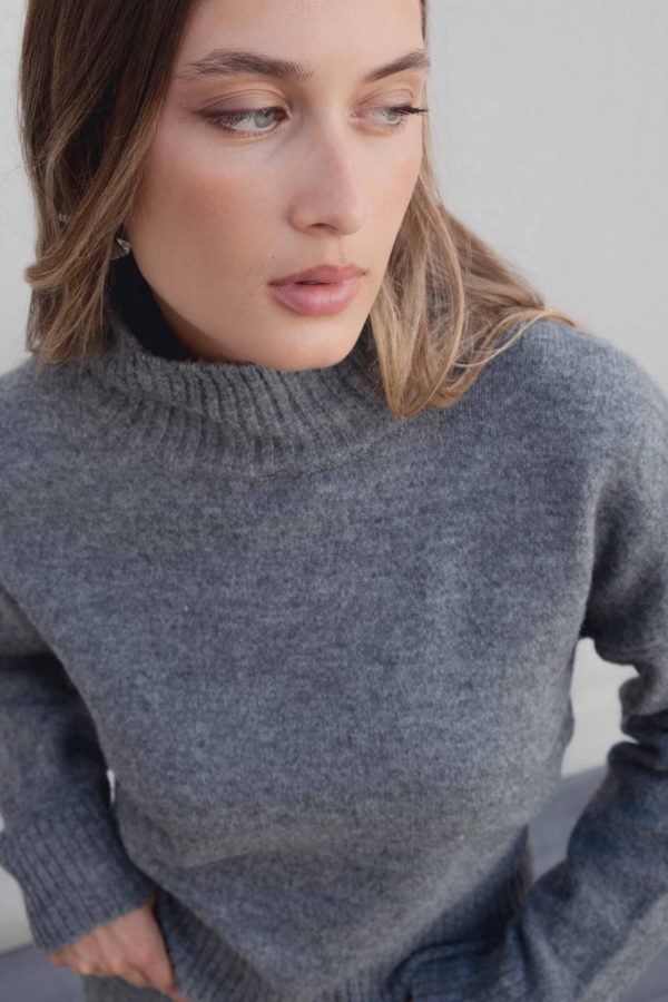 JERSEY OVERSIZE CUELLO SUBIDO - Imagen 2