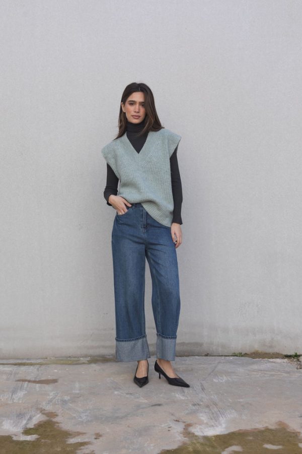 CHALECO PUNTO OVERSIZE - Imagen 3