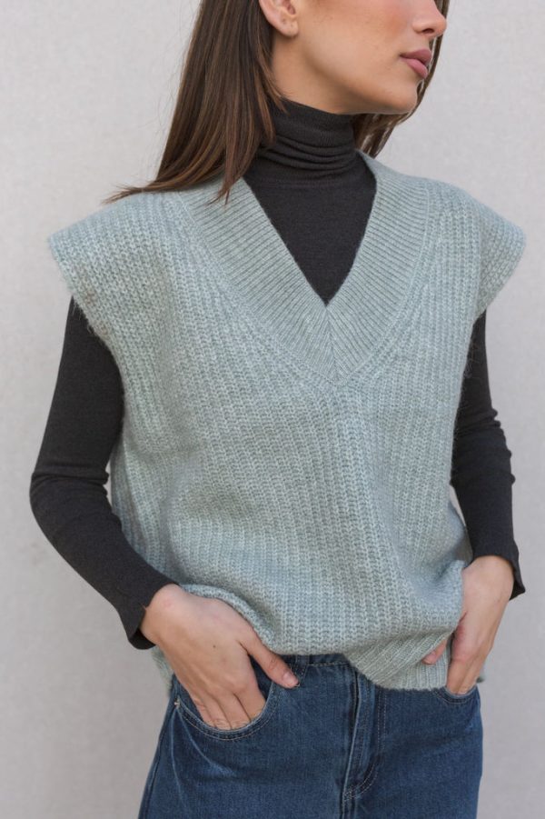 CHALECO PUNTO OVERSIZE - Imagen 2