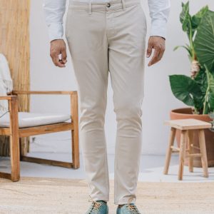 CHINO SKINNY BEIGE CLARO
