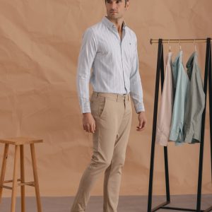 CHINO SKINNY CAMEL
