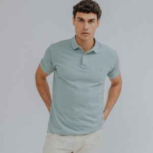 POLO BÁSICO REGULAR FIT VERDE