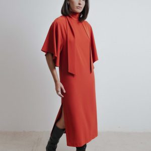 VESTIDO MIDI LAZADA