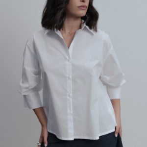 CAMISA MANGA ABULLONADA