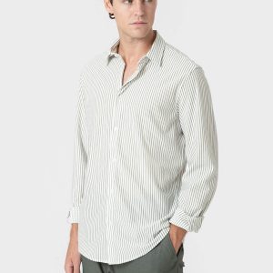 CAMISA OXFORD PUNTO RAYAS