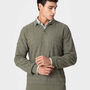 JERSEY POLO ESTRUCTURA VERDE