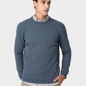 JERSEY NUDOS CELESTE
