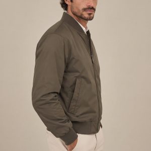 CAZADORA BOMBER VERDE
