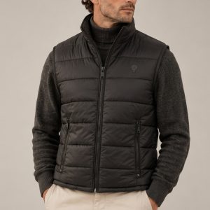 CHALECO ACOLCHADO NEGRO