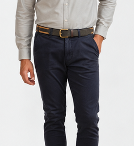 PANTALÓN CHINO SKINNY MARINO